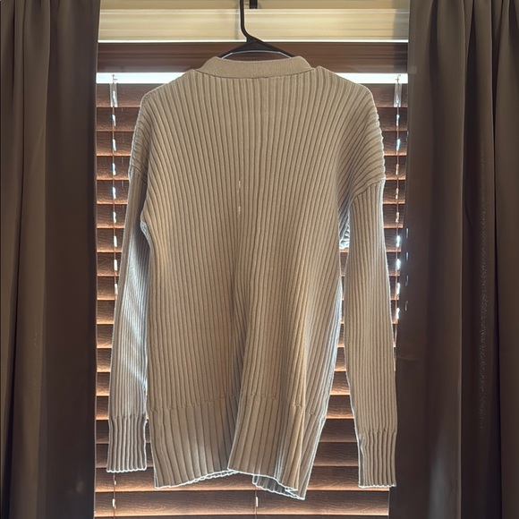 Women's CALIA Oversized Cream Cardigan Sweater - Picture 7 of 7